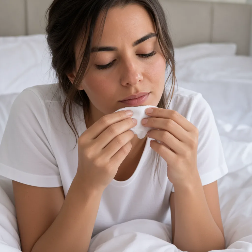 Limpiá y secá los labios