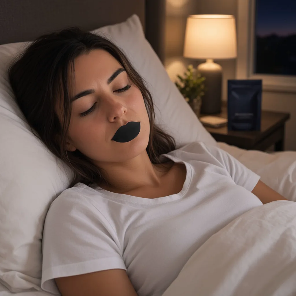 Dormí con Mouth Tape