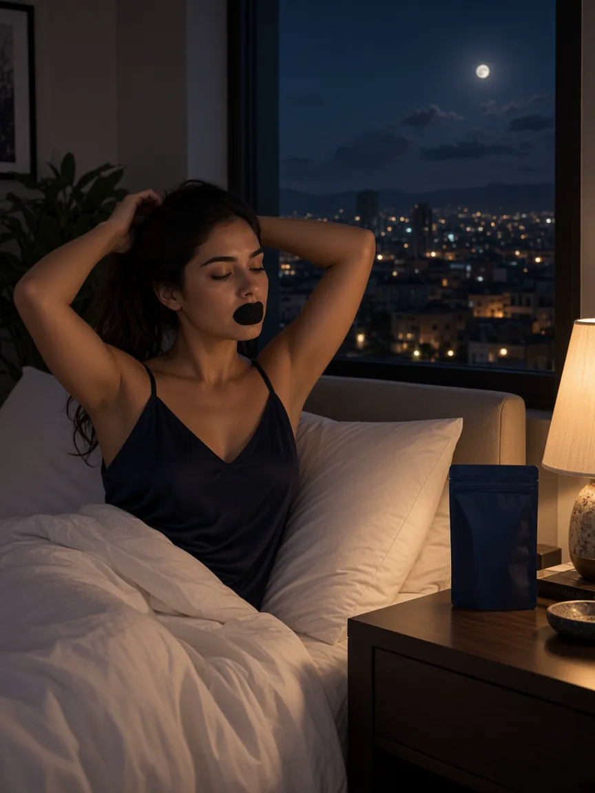 Cinta bucal al dormir